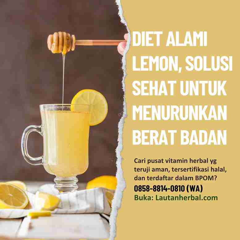 Diet Alami Dengan Lemon Minuman