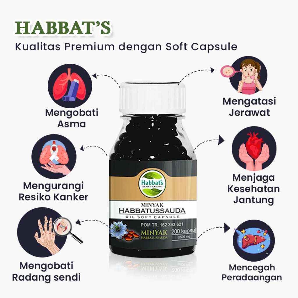 Minyak Habatusauda Jintan Hitam - Lautan Herbal