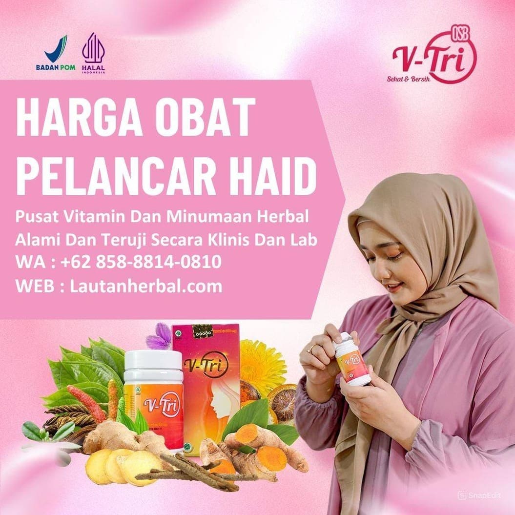 Harga Obat Pelancar Haid, Herbal yang Aman Dikonsumsi